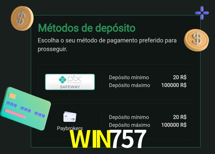 O cassino WIN757bet oferece uma grande variedade de métodos de pagamento