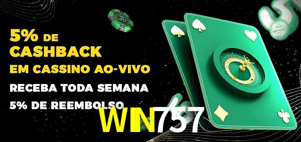Promoções do cassino ao Vivo WIN757